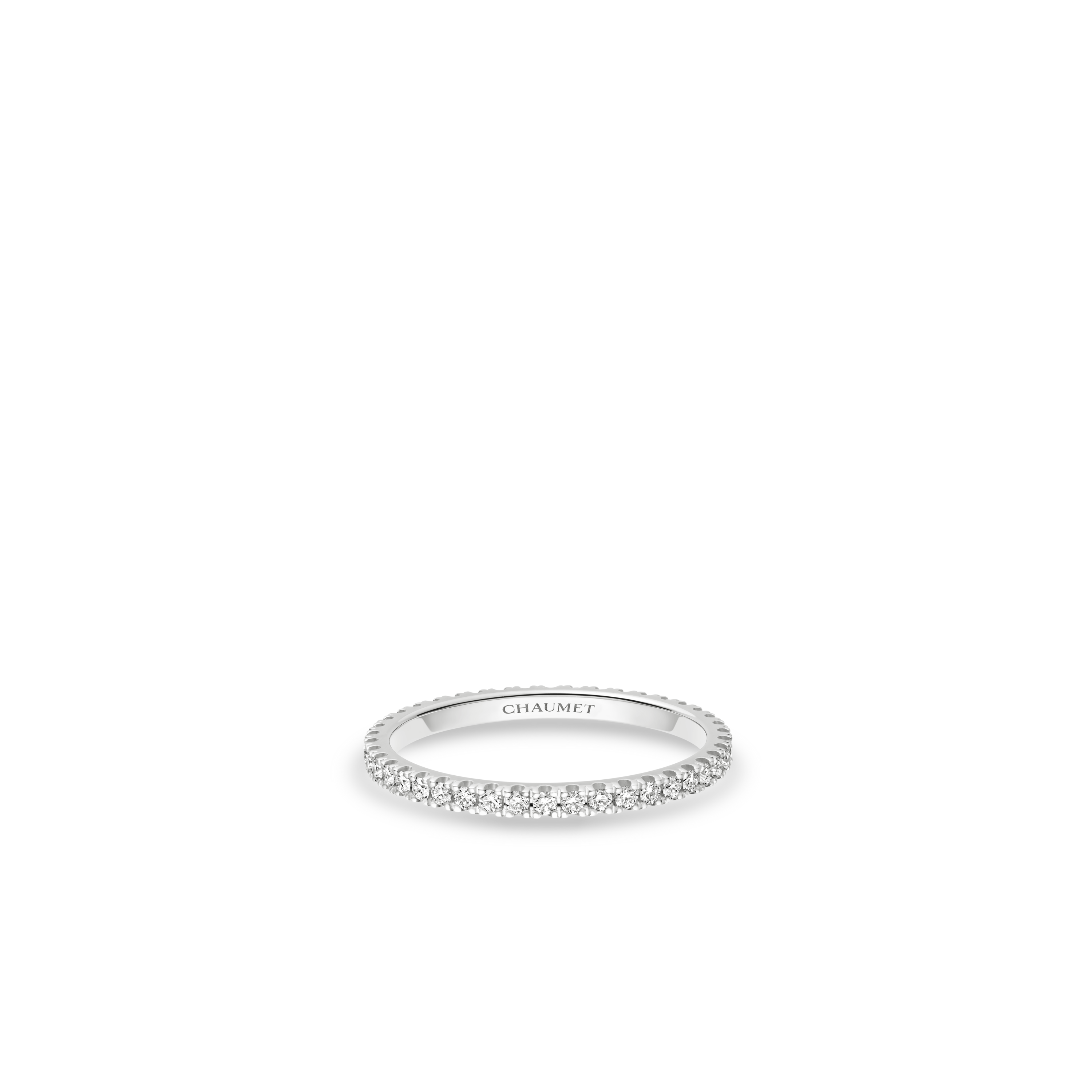 マリッジリング、プラチナ、1.7mm、ダイヤモンド エターナル ドゥ