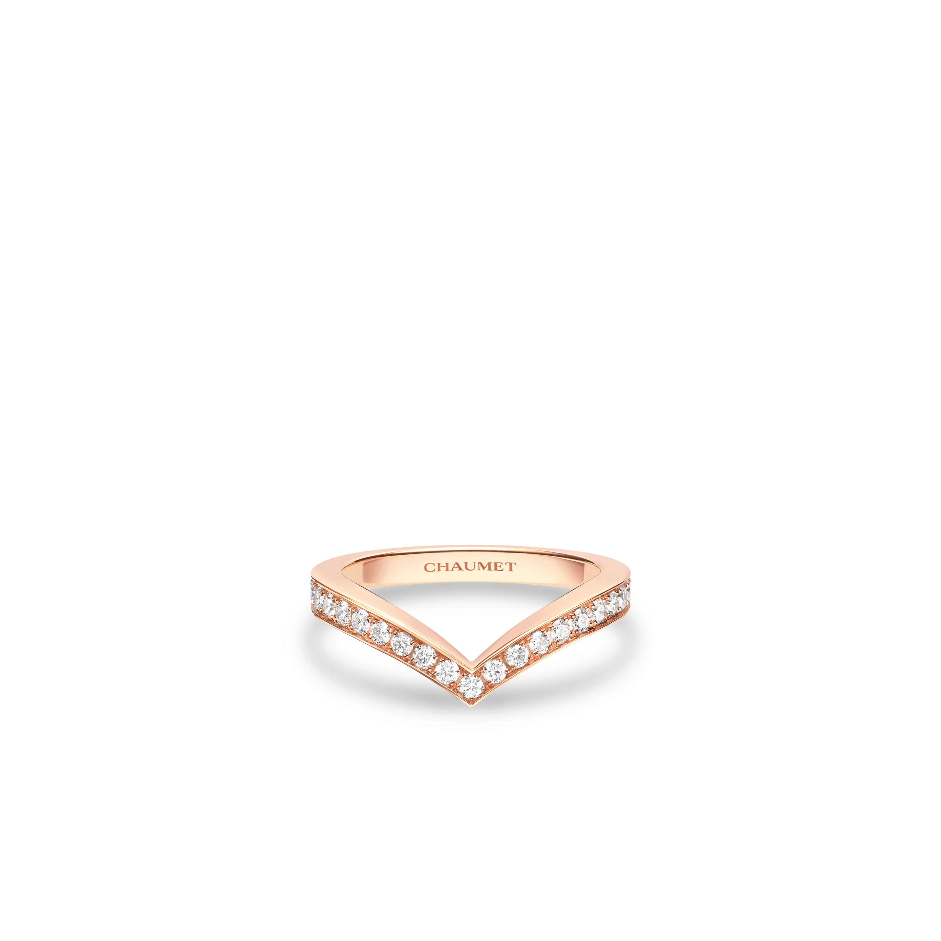 リング、ピンクゴールド、2.5mm、ダイヤモンド ジョゼフィーヌ ピンク