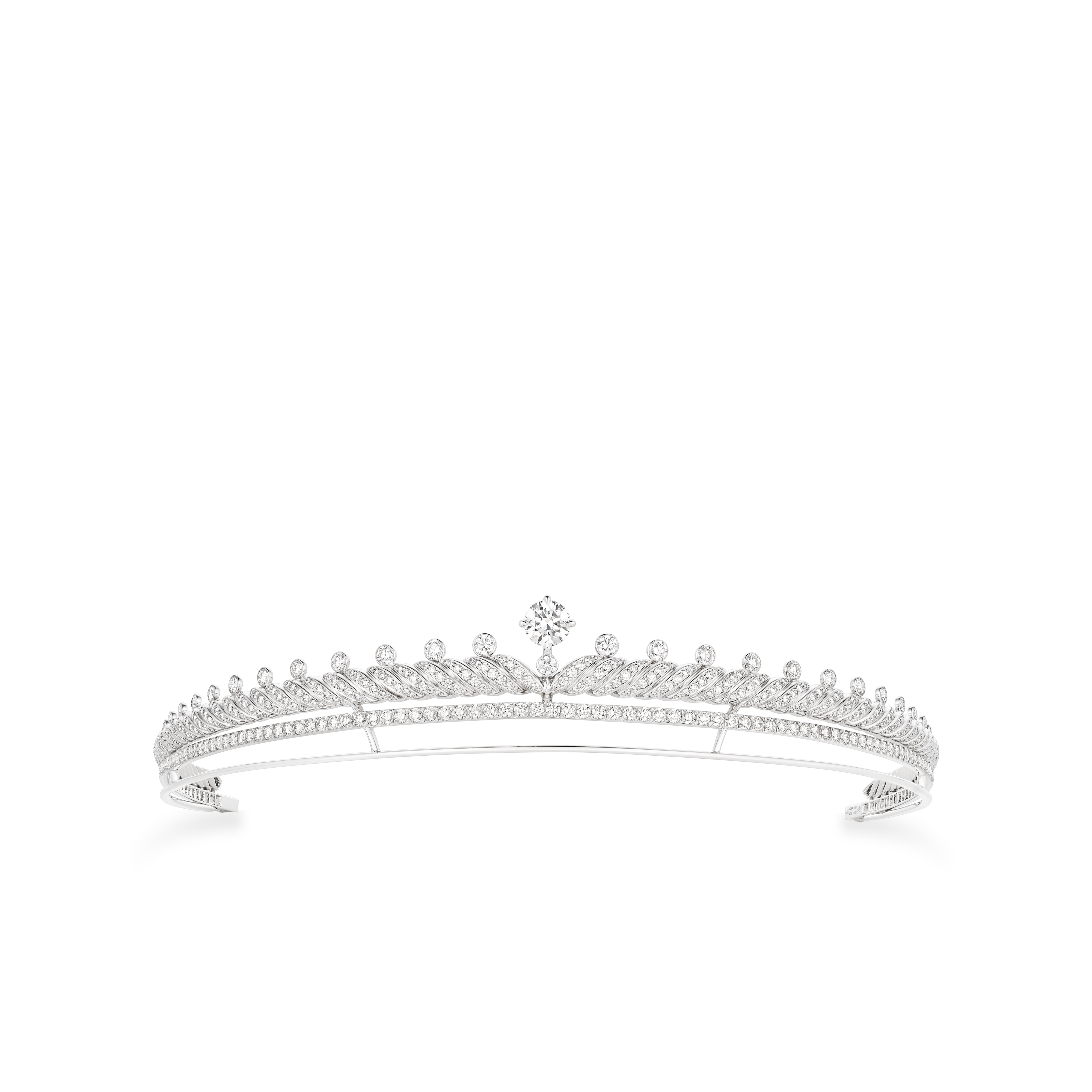 CHAUMET スノードーム ティアラデザイン 2022年製 ティアラ、ホワイトゴールド、ダイヤモンド トルサード ドゥ ショーメ