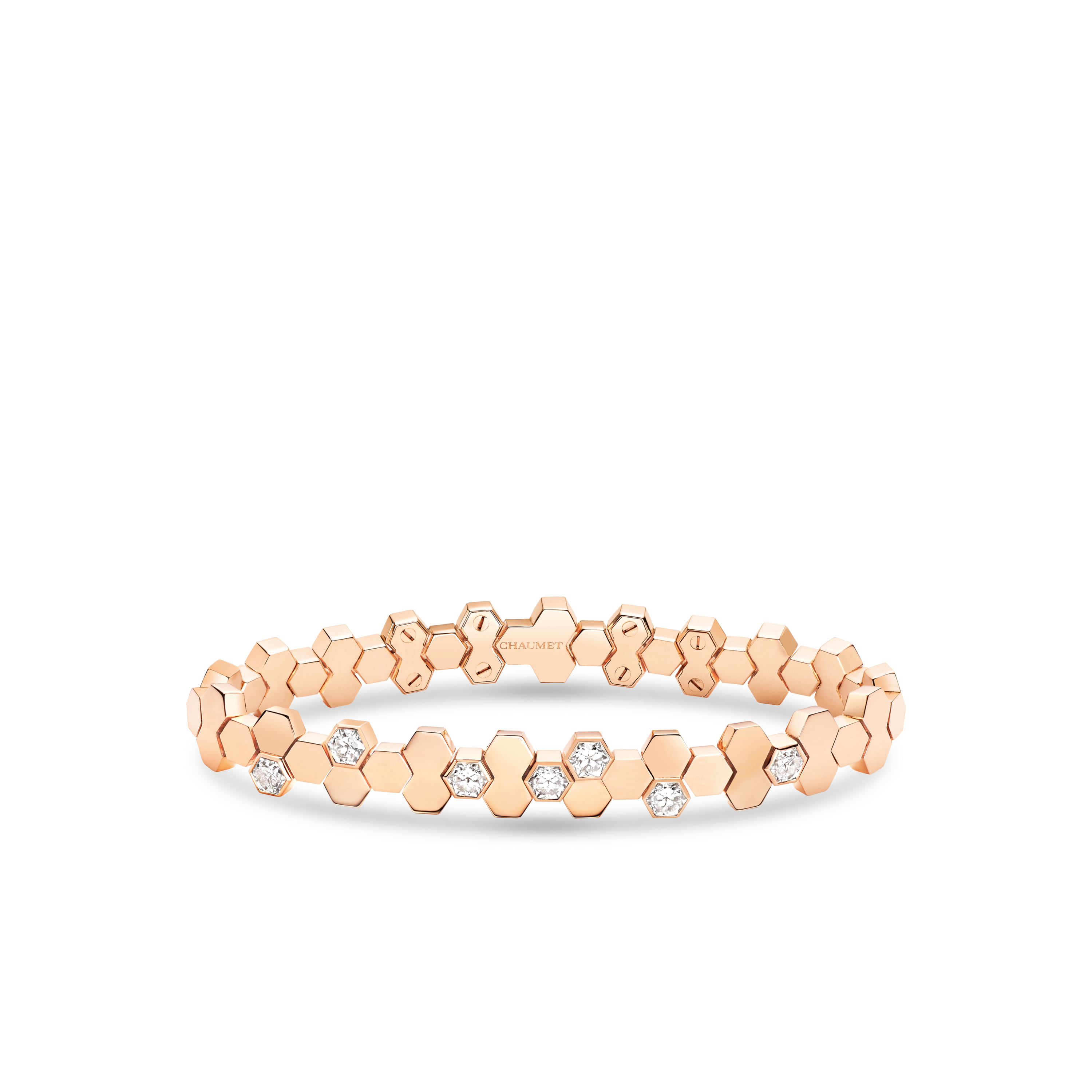 18K玫瑰金手鏈，鑽石Bee de Chaumet 18K玫瑰金鑽石- 085088 | Chaumet HK