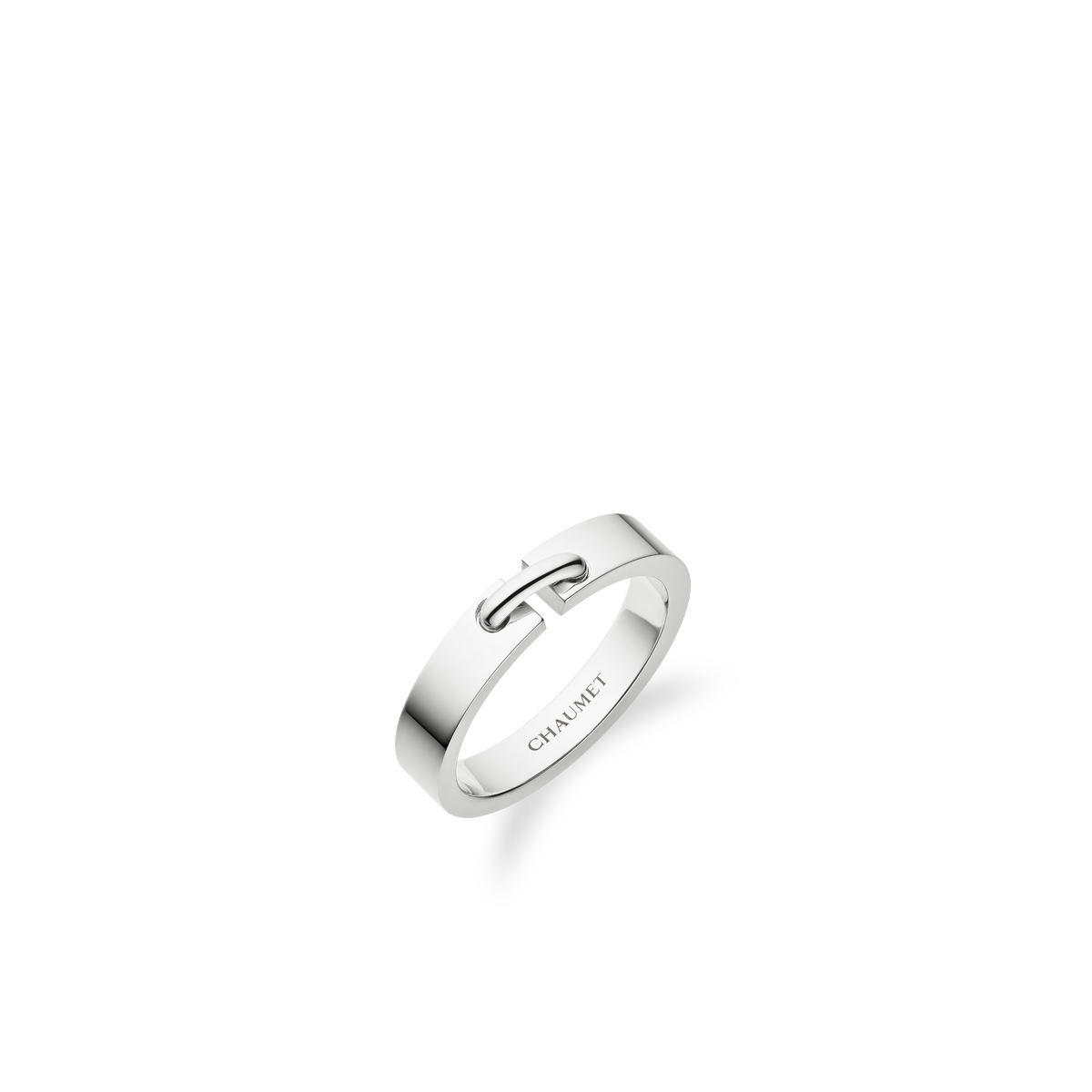 CHAUMET - LIENS - RING - White gold ring 4mm - 080224