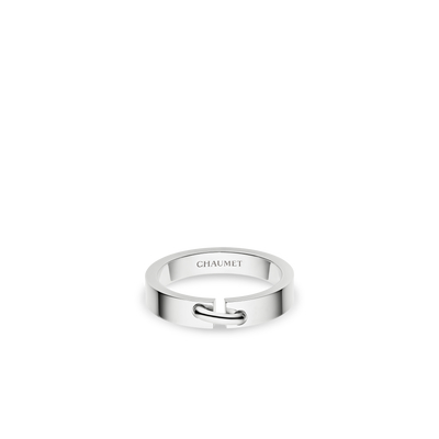 CHAUMET - LIENS - RING - White gold ring 4mm - 080224