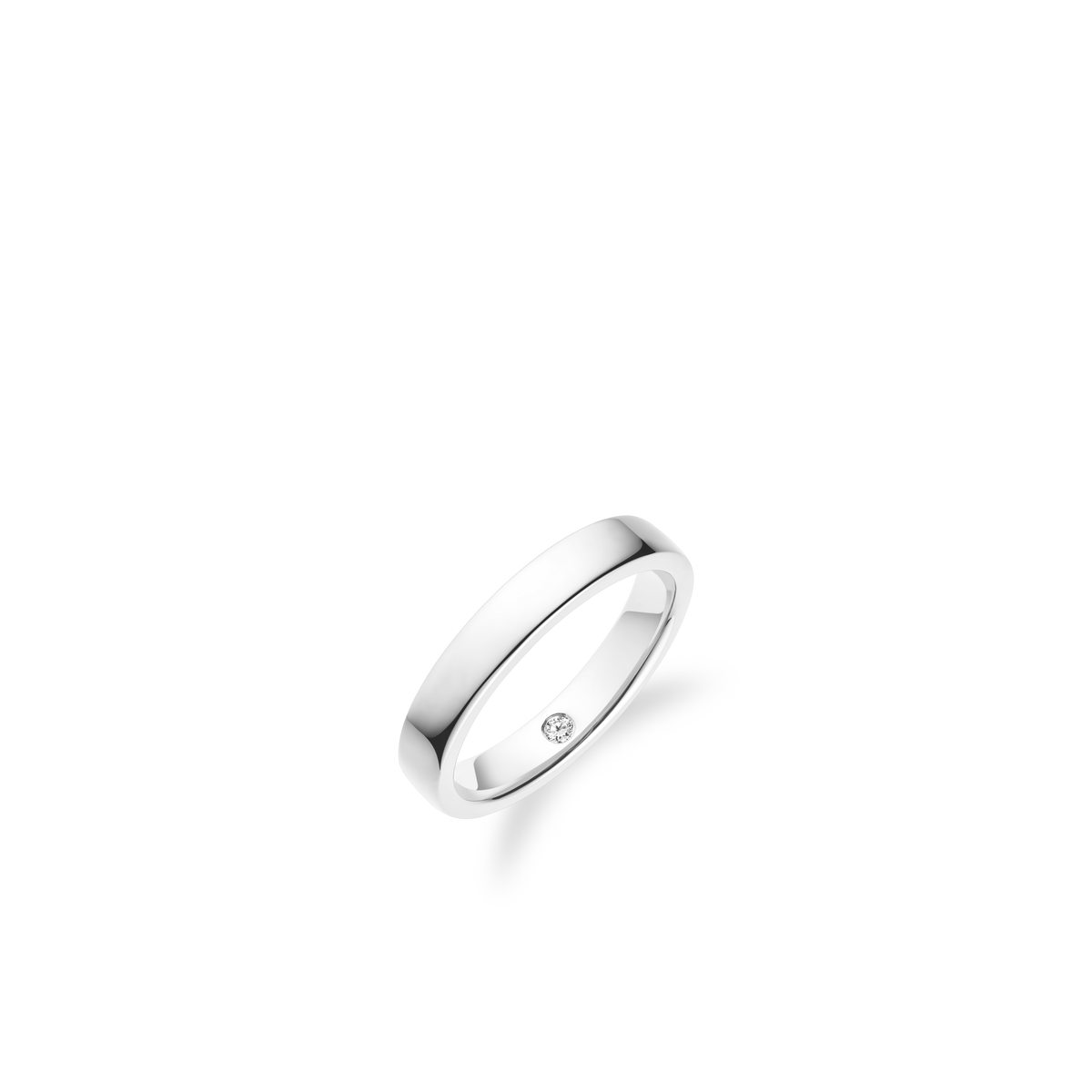 CHAUMET - Les Eternelles de Chaumet恒久 - 戒指 - 铂金婚戒3.5毫米，钻石 - 080303