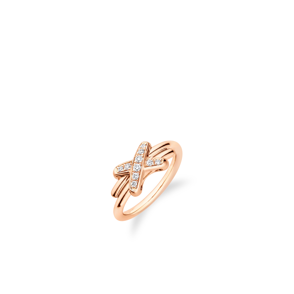 CHAUMET - ليان - خاتم - خاتم من الذهب الوردي 2 مم، ألماس - 081239