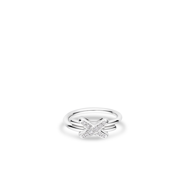 CHAUMET - Liens缘系·一生 - 戒指 - 白金戒指2毫米，钻石