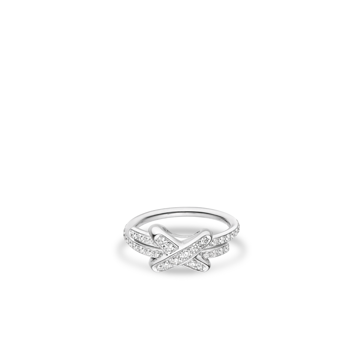CHAUMET - Liens缘系·一生 - 戒指 - 白金戒指2毫米，钻石 - 081293