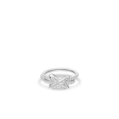 CHAUMET - Liens缘系·一生 - 戒指 - 白金戒指2毫米，钻石 - 081293