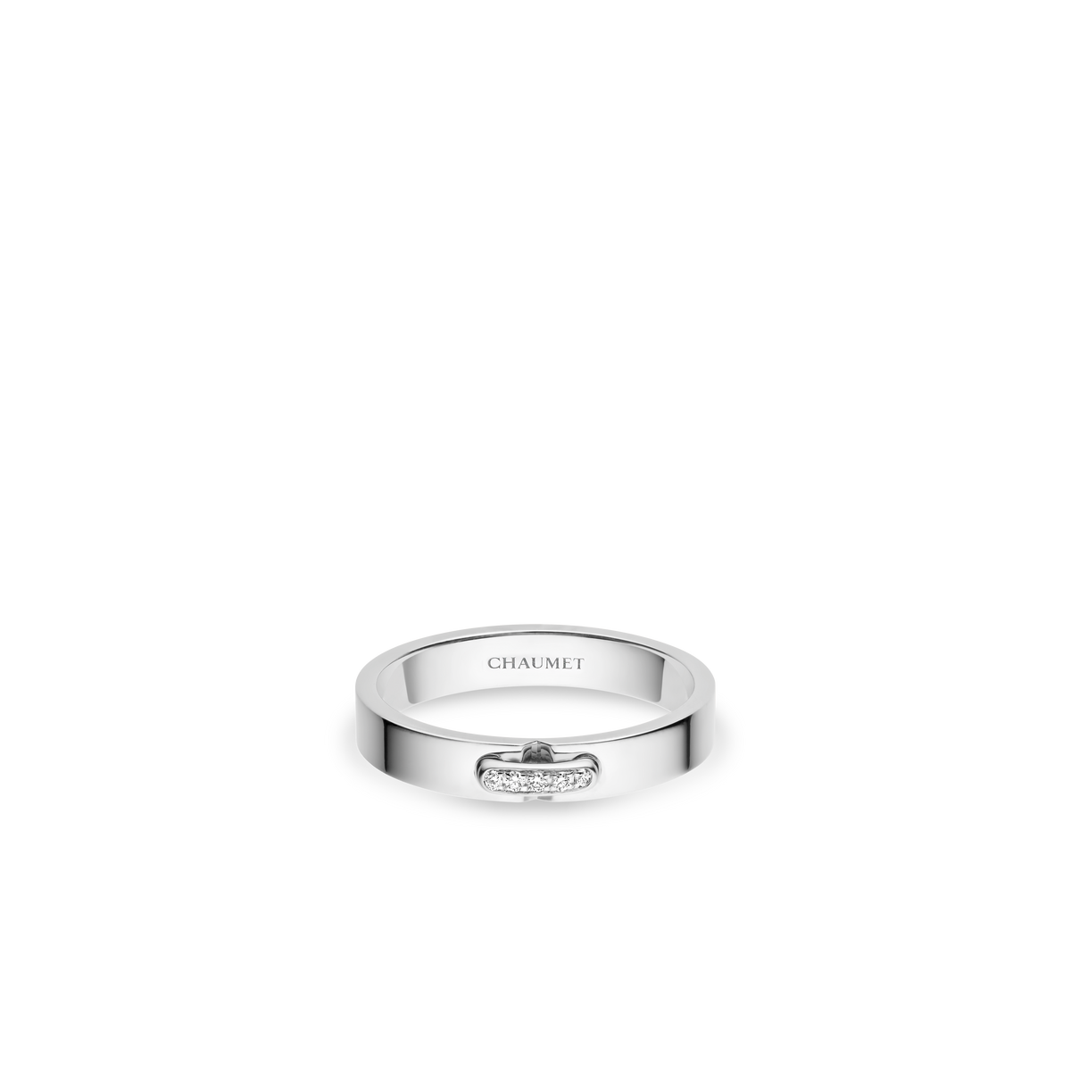 CHAUMET - Liens缘系·一生 - 戒指 - 铂金戒指3毫米，钻石 - 081685