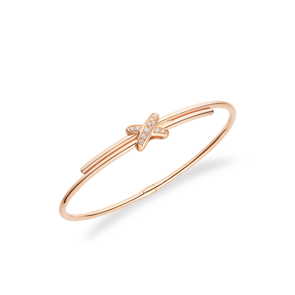 CHAUMET - Liens - 手鏈/手鐲 - 18K玫瑰金手鏈，鑽石 - 081776