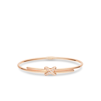 Rose gold bracelet, diamonds
