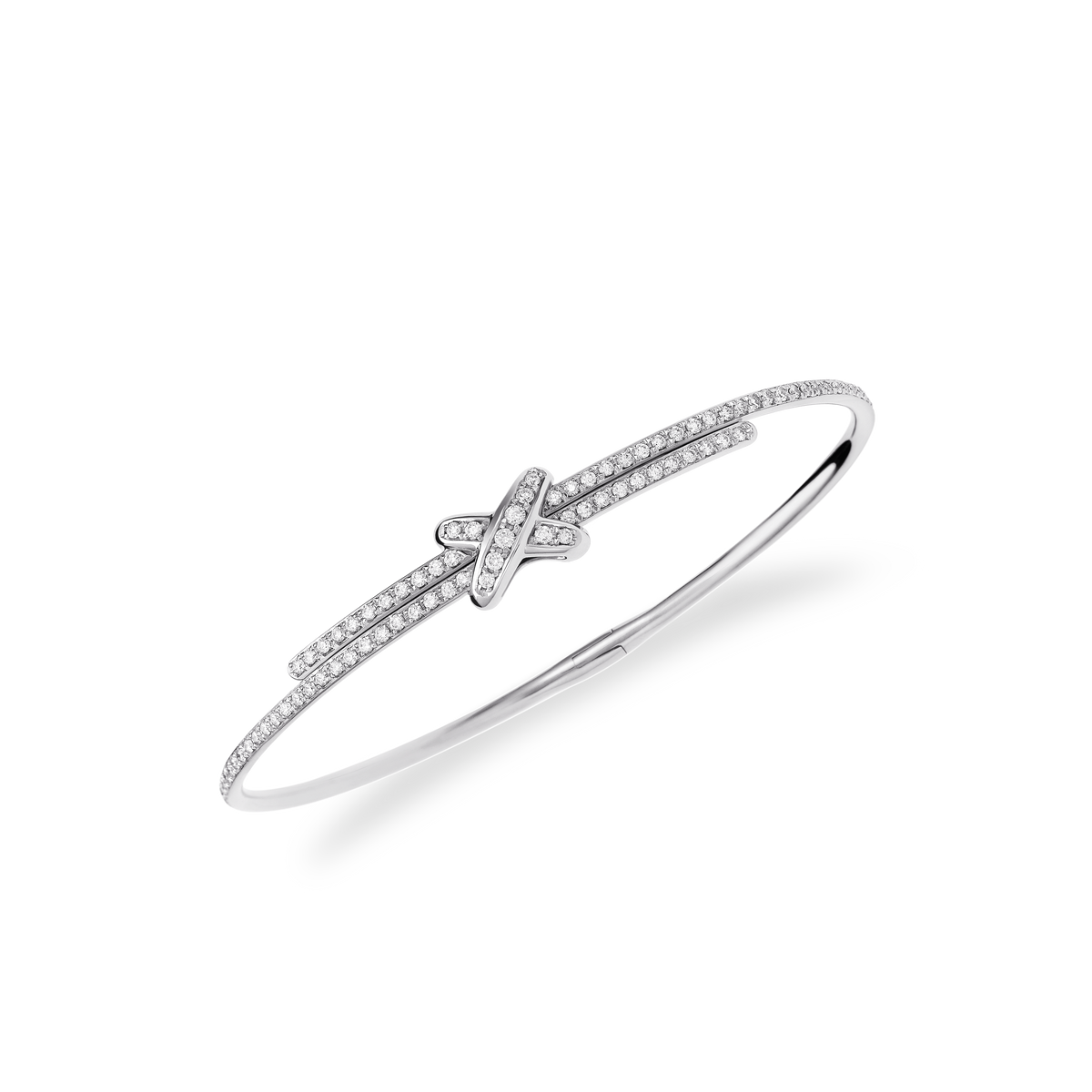 CHAUMET - Liens - 手鏈/手鐲 - 18K白金手鏈，鑽石 - 081798