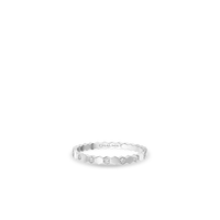 Bague en or blanc 2.5mm, diamants