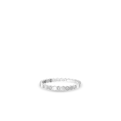 CHAUMET - Bee de Chaumet - 戒指 - 2.5毫米18K白金戒指，鑽石 - 081890