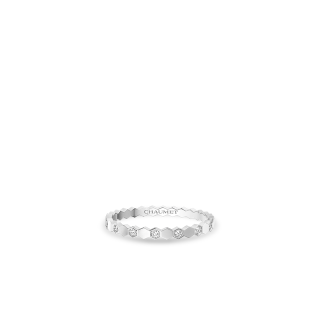 CHAUMET ビー ドゥ ショーメ リング（ハーフパヴェ）の公式商品写真