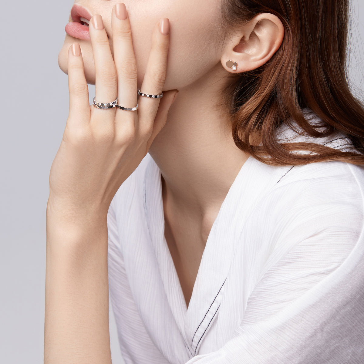 CHAUMET - Bee de Chaumet蜂格 - 戒指 - 白金戒指2.5毫米 - 081930