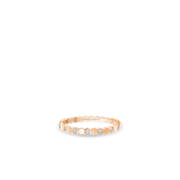 Rose gold ring 2.5mm, diamonds