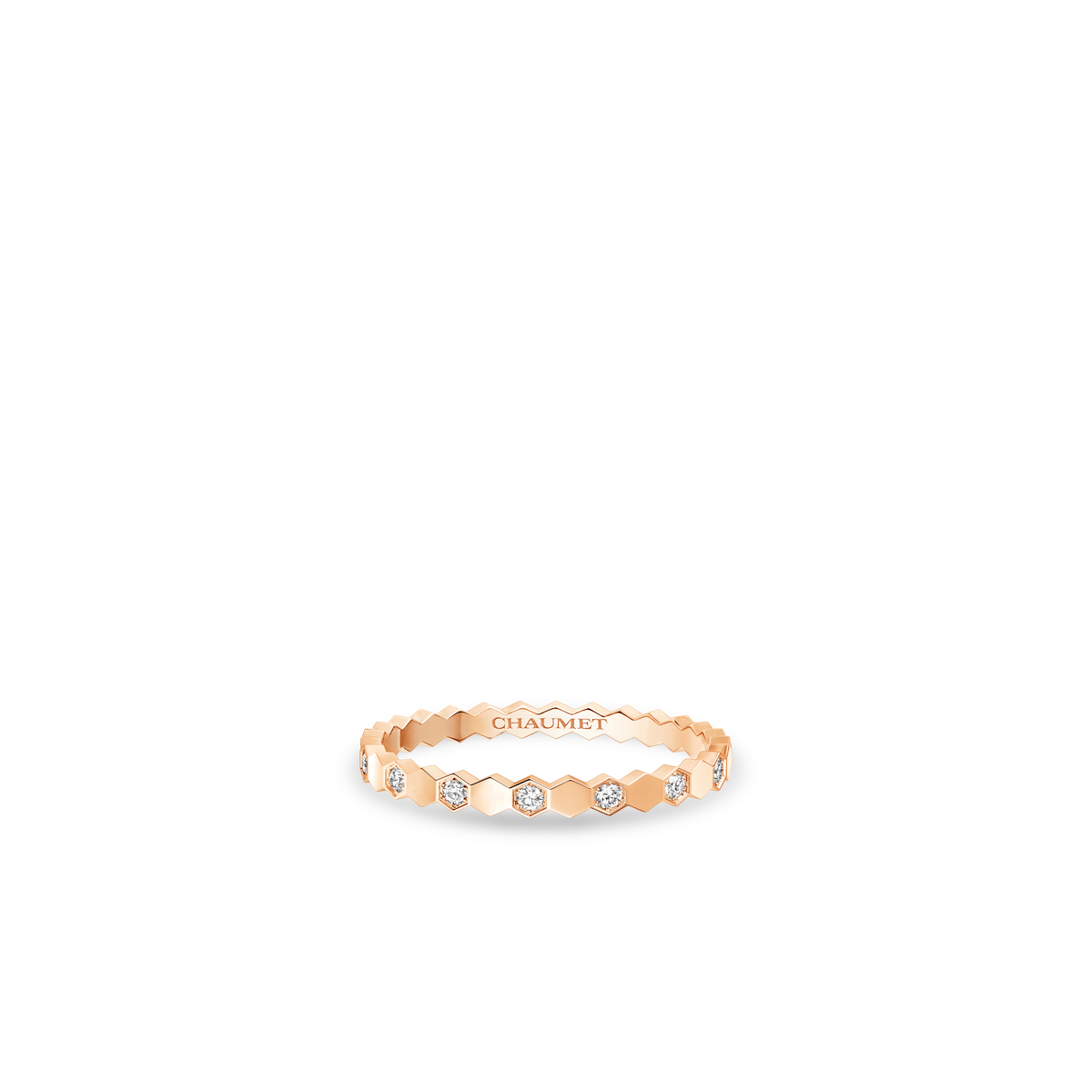 CHAUMET - بي دو شوميه - خاتم - خاتم من الذهب الوردي 2.5 مم، ألماس - 081933