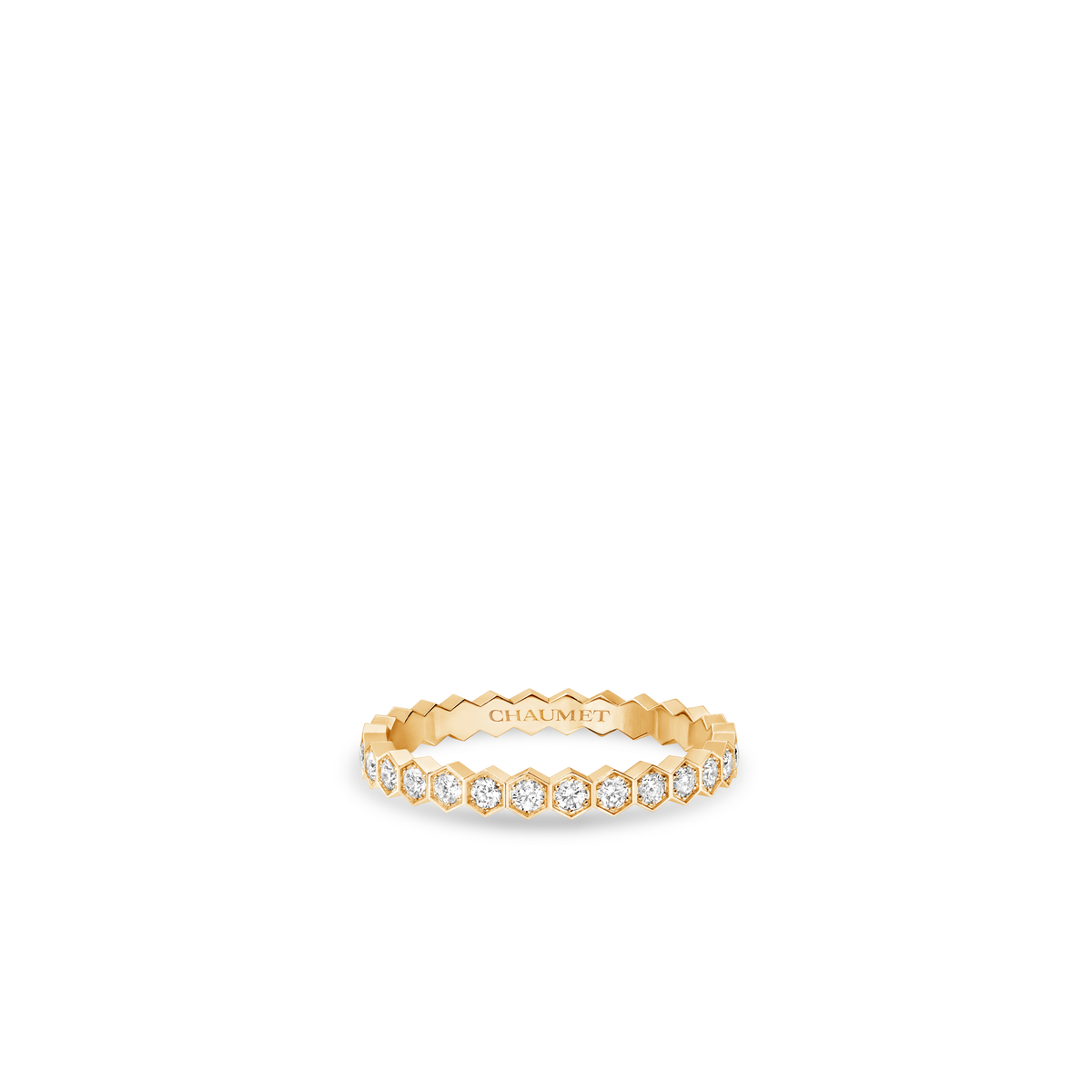 CHAUMET - بي دو شوميه - خاتم - خاتم من الذهب الأصفر 2.5 مم، ألماس - 081934