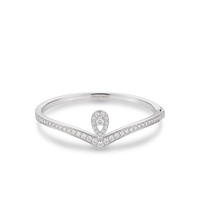 White gold bracelet, diamonds