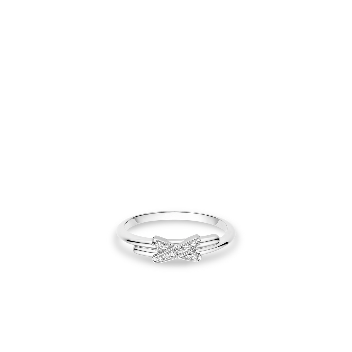 CHAUMET - Liens缘系·一生 - 戒指 - 白金戒指1.5毫米，钻石 - 082217