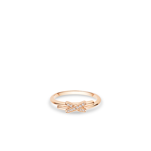 CHAUMET - Liens缘系·一生 - 戒指 - 玫瑰金戒指1.5毫米，钻石