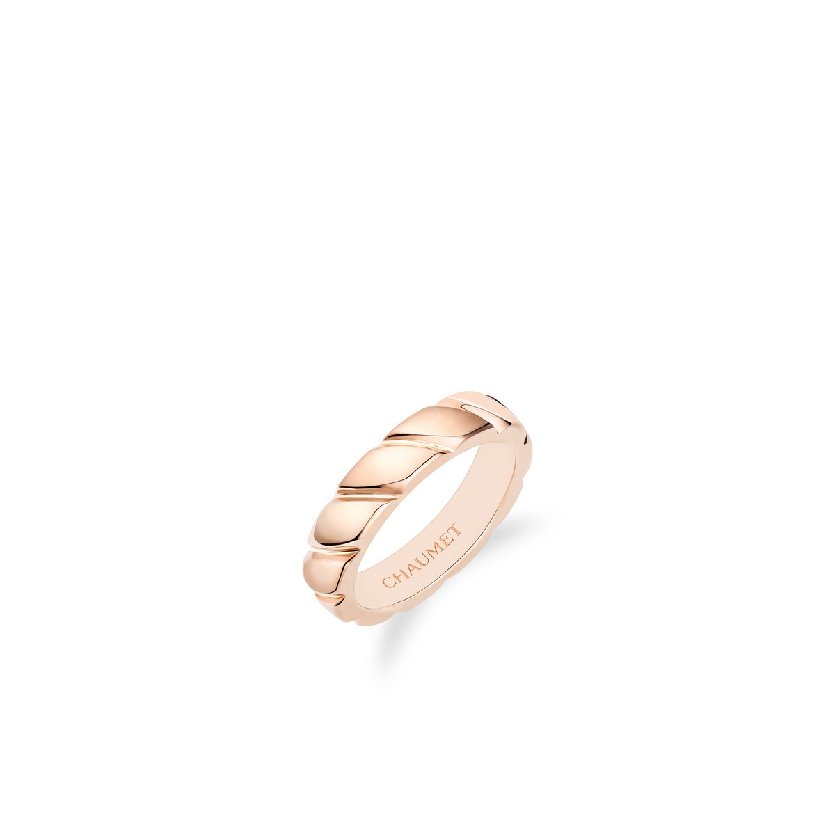 CHAUMET - TORSADE DE CHAUMET - RING - Rose gold ring 4mm - 082501