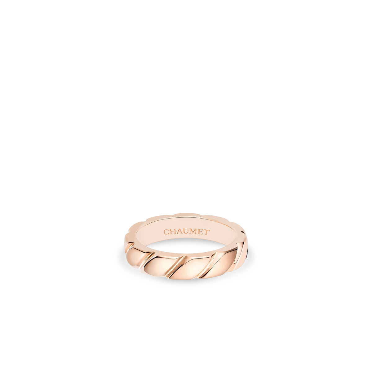 CHAUMET - TORSADE DE CHAUMET - RING - Rose gold ring 4mm - 082501