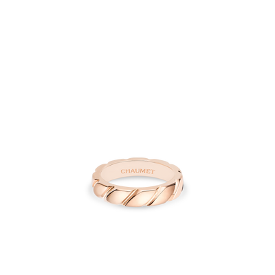 CHAUMET - TORSADE DE CHAUMET - RING - Rose gold ring 4mm - 082501