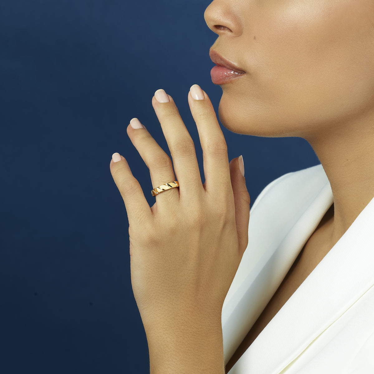 CHAUMET - TORSADE DE CHAUMET - RING - Rose gold ring 4mm - 082501