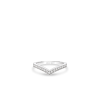 Alliance en platine 2.3mm, diamants