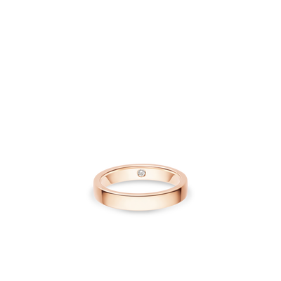 CHAUMET - LES ÉTERNELLES DE CHAUMET - RING - Rose gold wedding band 3.5mm, diamond - 082556