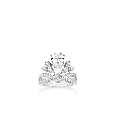 CHAUMET - Joséphine约瑟芬 - 戒指 - 铂金钻戒，2克拉钻石，钻石 - 082694