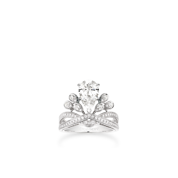 CHAUMET - JOSÉPHINE - ORNEMENT - White gold tiara, diamonds - 083104