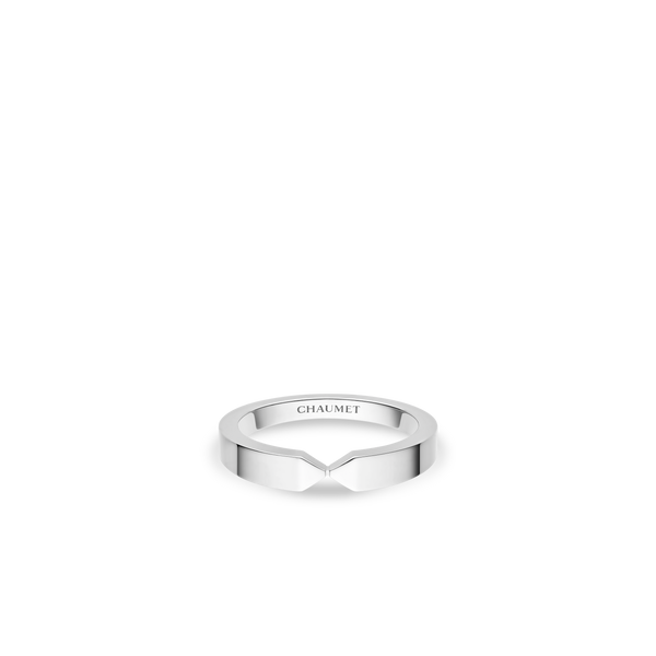 CHAUMET - JOSÉPHINE - BAGUE - Bague en or blanc, céramique et diamants - 085848