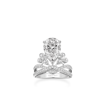 CHAUMET - Joséphine约瑟芬 - 戒指 - 铂金钻戒，3克拉钻石，钻石 - 082873