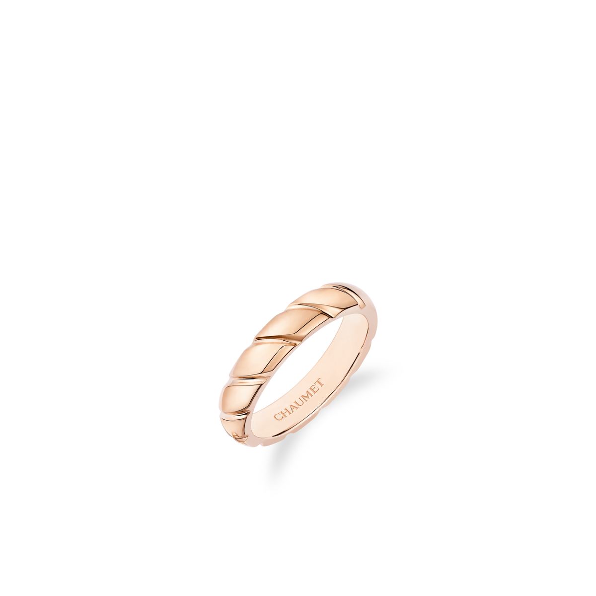 CHAUMET - TORSADE DE CHAUMET - BAGUE - Bague en or rose 3.5mm - 082901