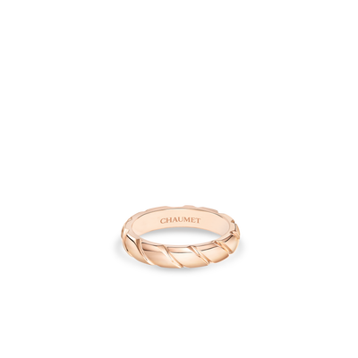 CHAUMET - TORSADE DE CHAUMET - BAGUE - Bague en or rose 3.5mm - 082901
