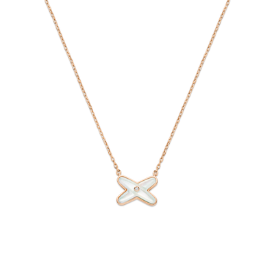 CHAUMET - LIENS - PENDENTIF - Pendentif en or rose, nacre et diamant - 082930