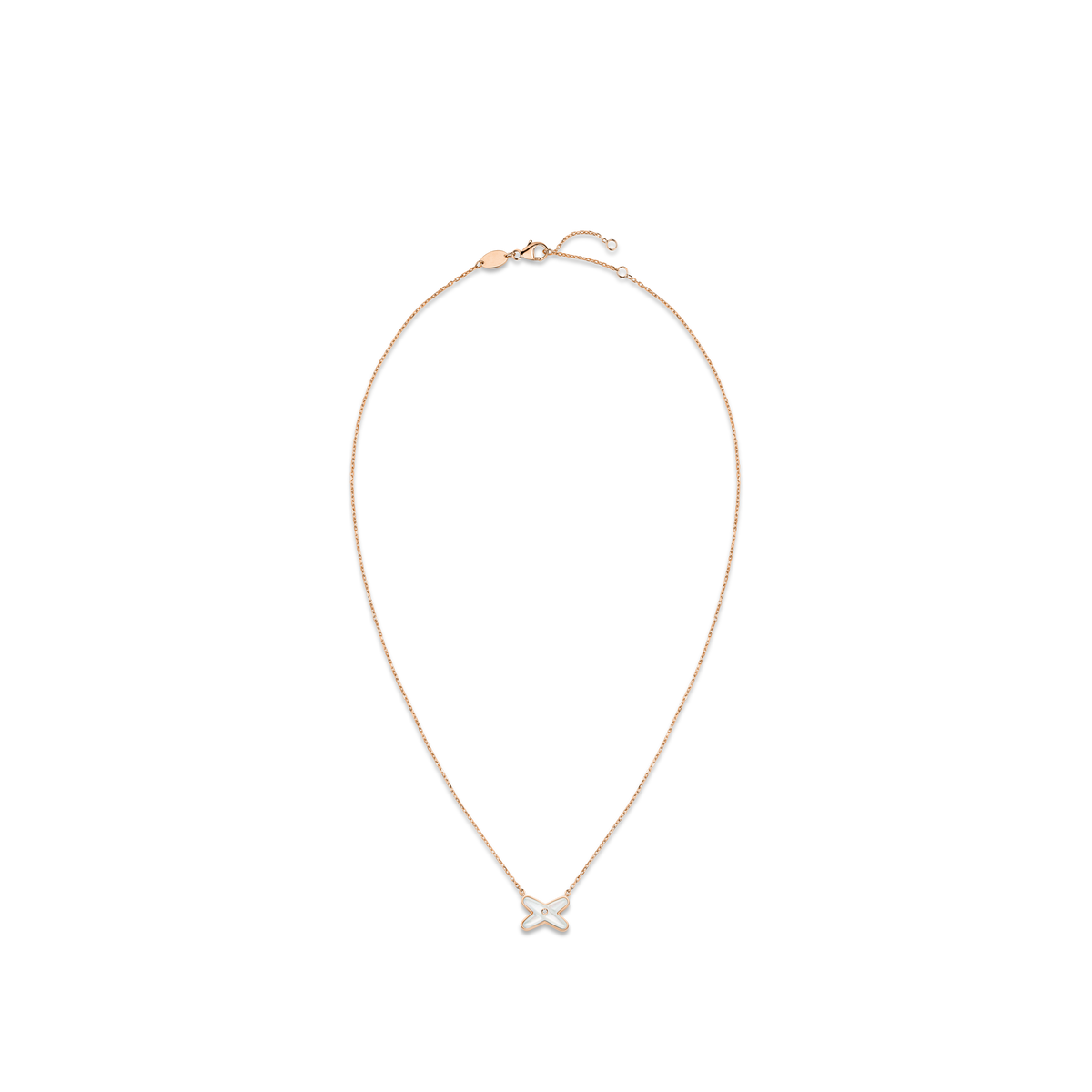 CHAUMET - LIENS - PENDENTIF - Pendentif en or rose, nacre et diamant - 082930