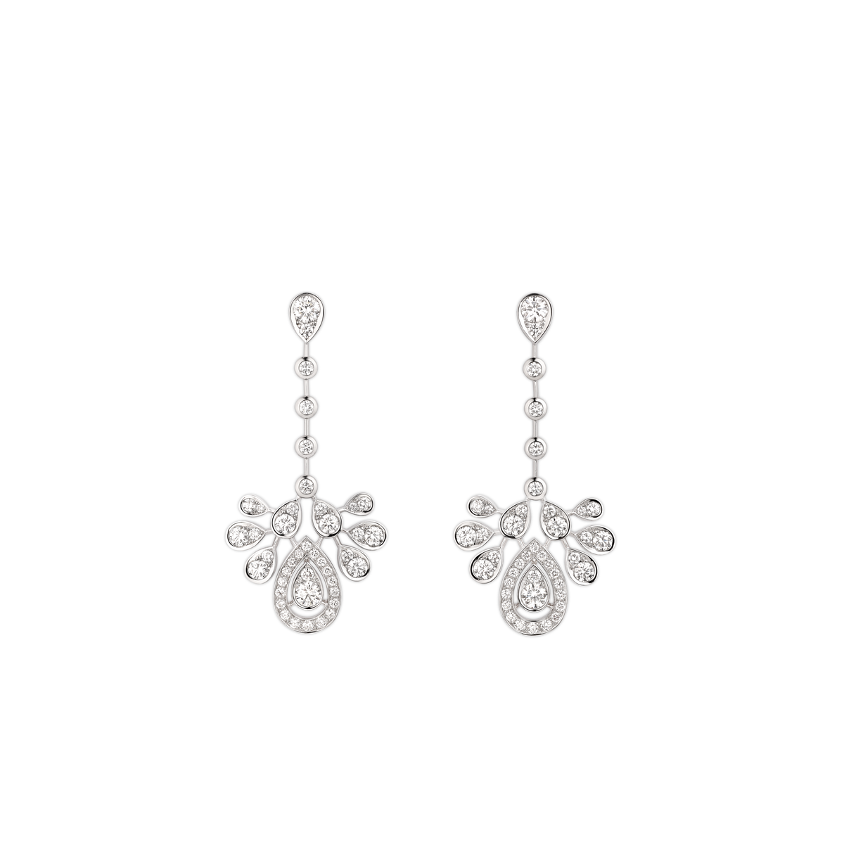 CHAUMET - JOSÉPHINE - EARRINGS - White gold earrings, diamonds - 083102