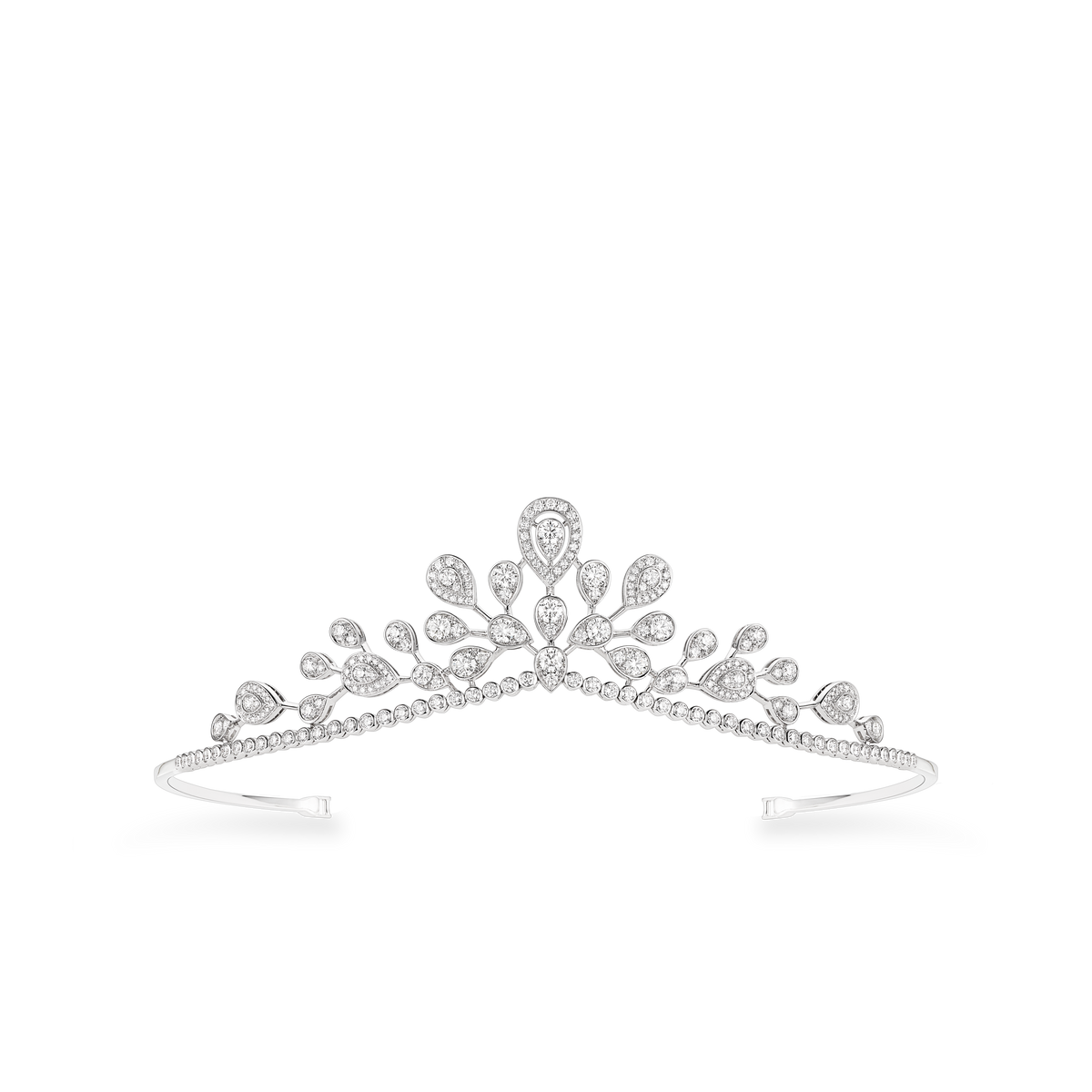 CHAUMET - JOSÉPHINE - ORNEMENT - White gold tiara, diamonds - 083104