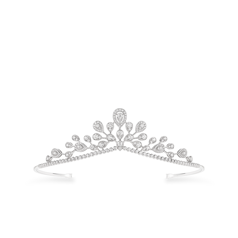 CHAUMET - JOSÉPHINE - ORNEMENT - White gold tiara, diamonds - 083104