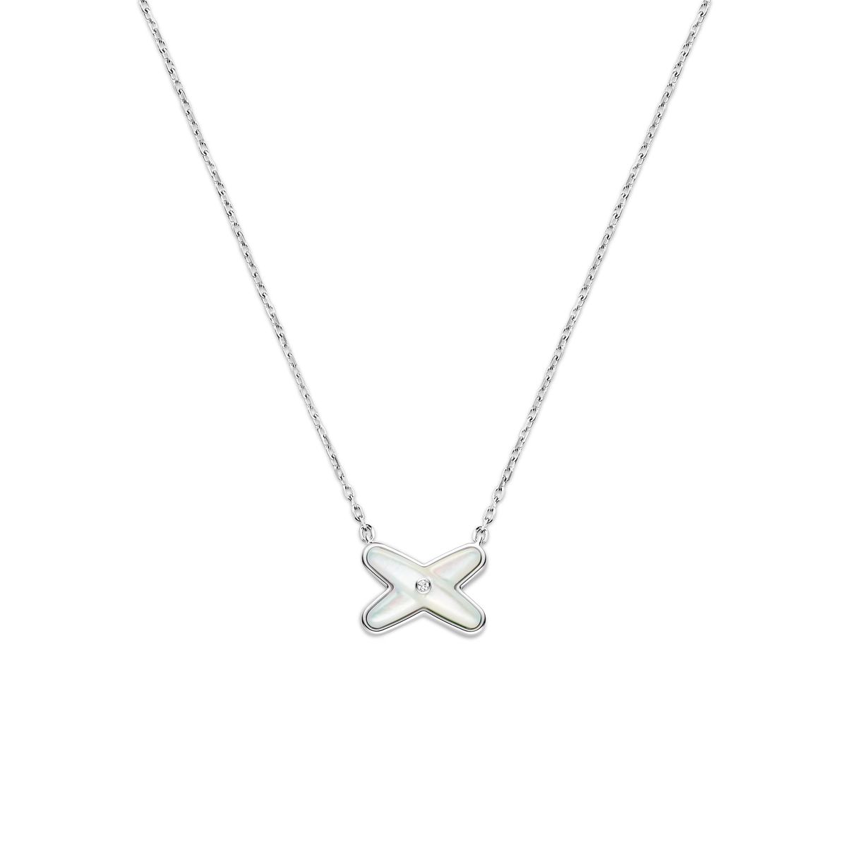 CHAUMET - Liens缘系·一生 - 项链 - 白金吊坠，珍珠母贝，钻石 - 083161