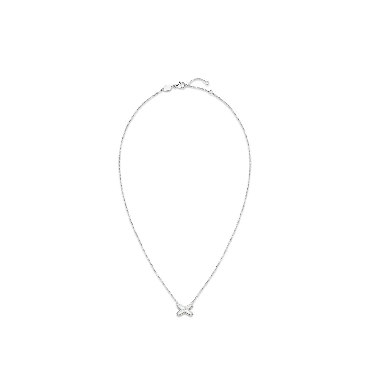 CHAUMET - Liens - 吊墜 - 18K白金項鏈，珍珠母貝，鑽石 - 083161