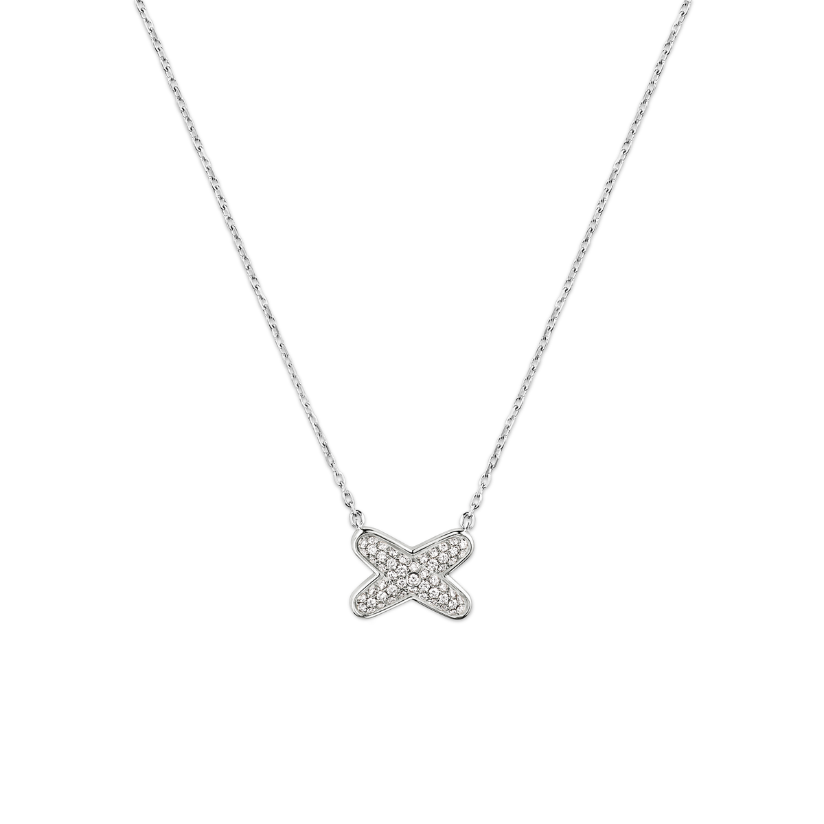 CHAUMET - Liens缘系·一生 - 项链 - 白金吊坠，钻石 - 083219