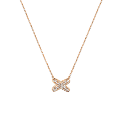 CHAUMET - LIENS - PENDANT - Rose gold pendant, diamonds - 083221