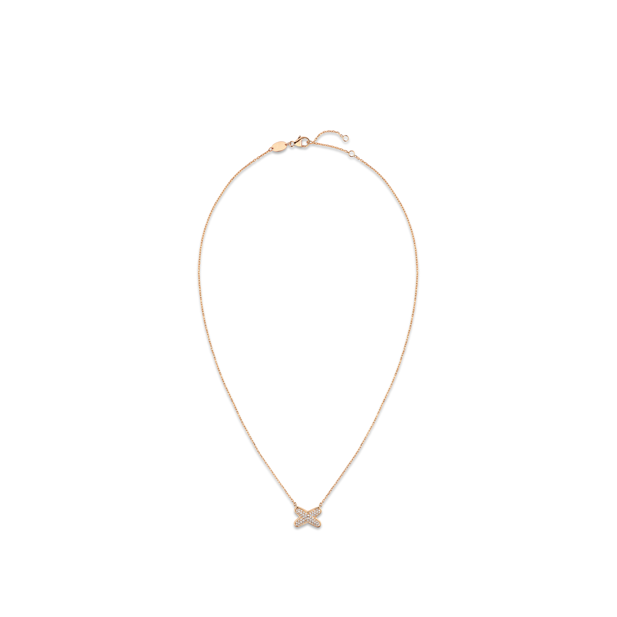 CHAUMET - LIENS - PENDANT - Rose gold pendant, diamonds - 083221