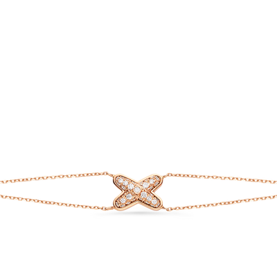 CHAUMET - LIENS - BRACELET - Bracelet en or rose, diamants - 083222