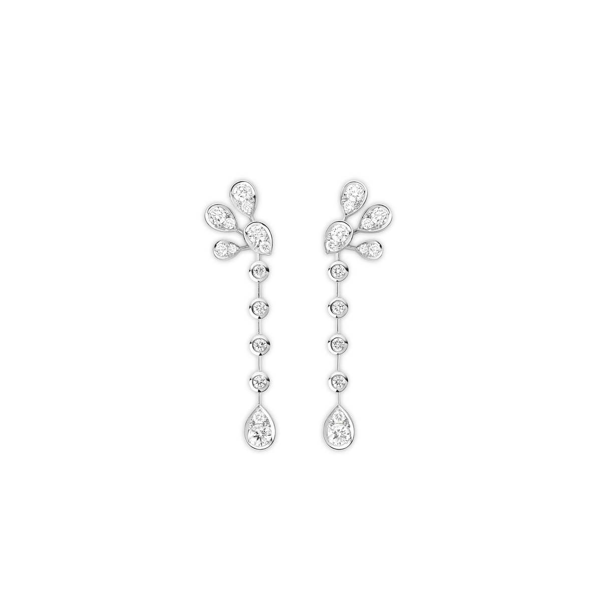 CHAUMET - Joséphine约瑟芬 - 耳环 - 白金耳环，钻石 - 083353