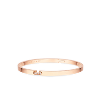 Rose gold bracelet, diamonds